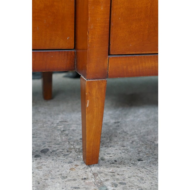 Wood Late 20th Century Michael Vanderbyl for Baker Furniture Archetype Cherry Dresser Console Chest 54", Attributed For Sale - Image 7 of 18
