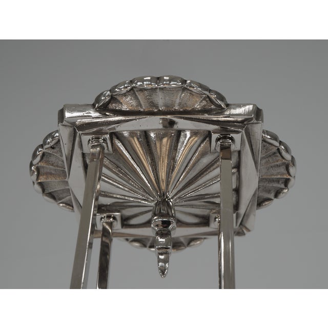 French Art Deco Chandelier by Degue 1920s France - A Pair For Sale - Image 9 of 13