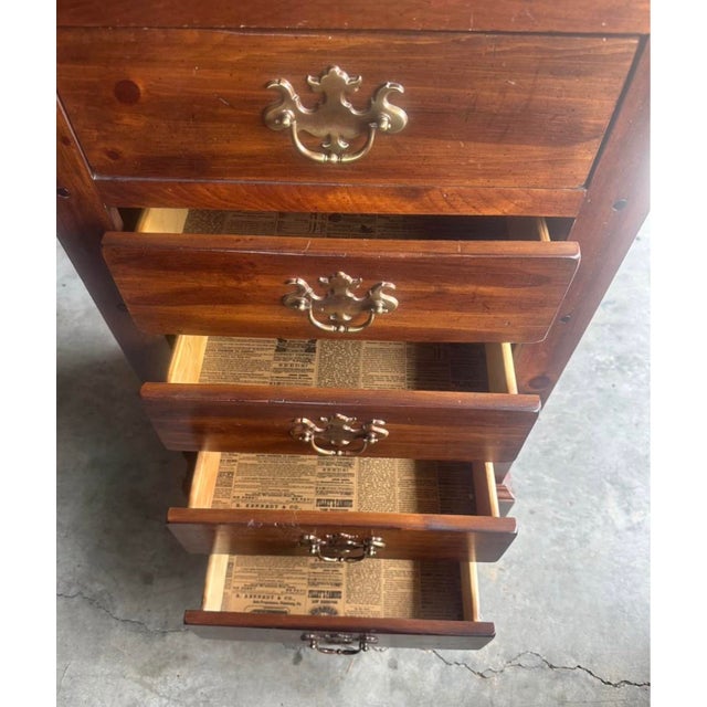 Vintage Sears Open Hearth 2-Piece Bedroom Set - Dresser With Hutch & Lingerie Chest For Sale - Image 11 of 12