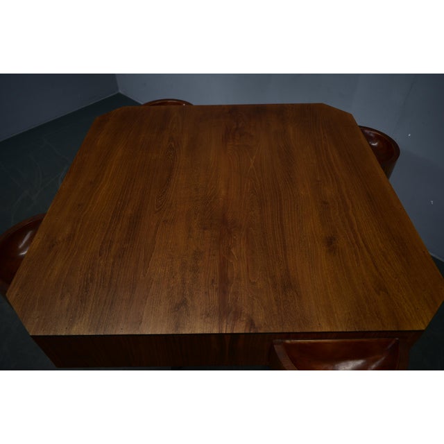 1920s Art Deco Game or Card Table, 1929s For Sale - Image 5 of 18
