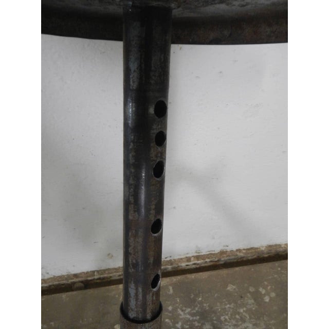 Metal Iron Workshop Stool, 1950s For Sale - Image 7 of 11