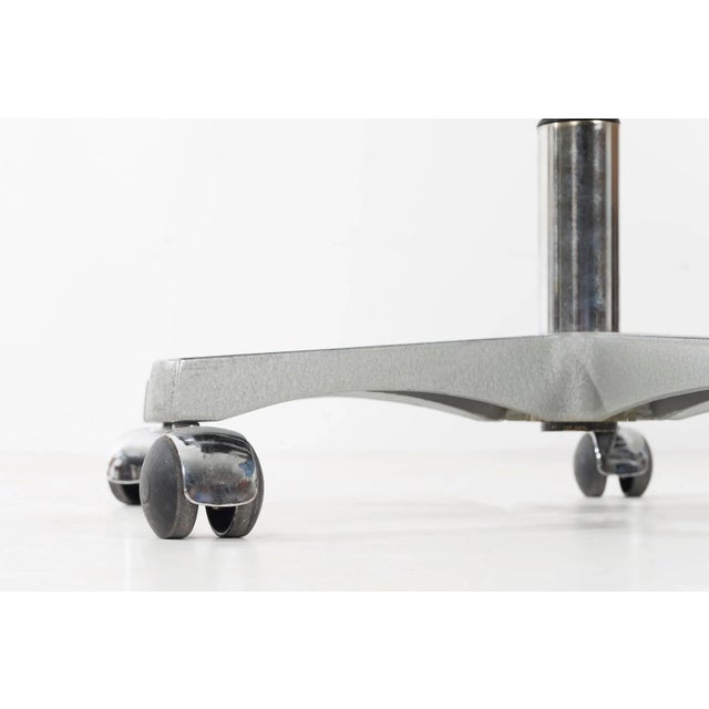 Frank Mariani Leather Desk Chair For Sale - Image 10 of 11