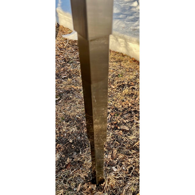 Make design happen for your home with this Art Deco inspired table or stand. Possibly by Roberto Grassie for Enzo. No...