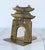 Mid-Century Modern Vintage Folding Brass Asian Pagoda Gate Bookend - Korea For Sale - Image 3 of 9