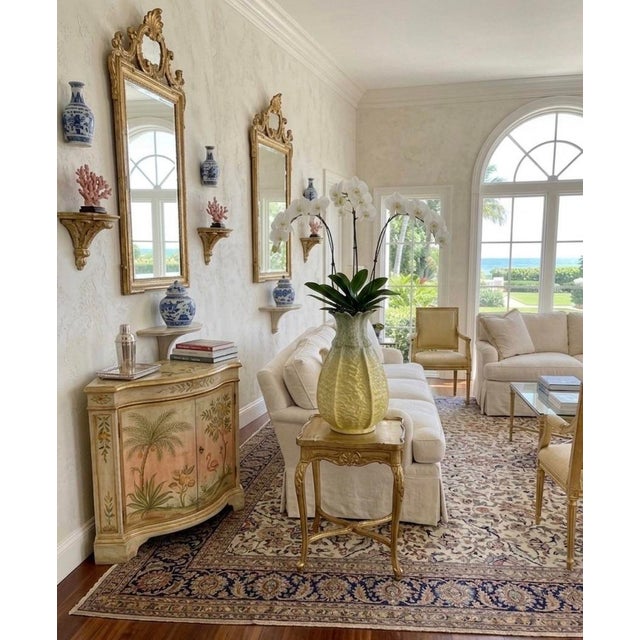 Vintage Italian Mid-Century Majolica Pineapple Vase For Sale In West Palm - Image 6 of 11