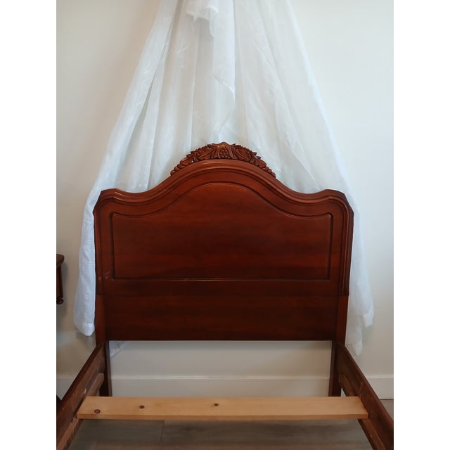 Collectors Cherry Twin Bed - Davis Cabnet Co For Sale - Image 12 of 12