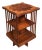 Mahogany Inlaid Revolving Bookcase, 1890s For Sale