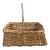 Antique Early 20th Century American Splint Oak Gathering Basket For Sale