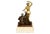 Art Nouveau Allegorical Female Nude, Early 20th Century, Gilt Bronze Sculpture For Sale - Image 6 of 10