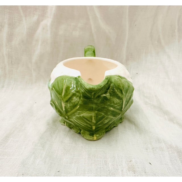 Fitz & Floyd Cauliflower Pitcher & Sugar/Creamer-Set of 3 For Sale - Image 12 of 12