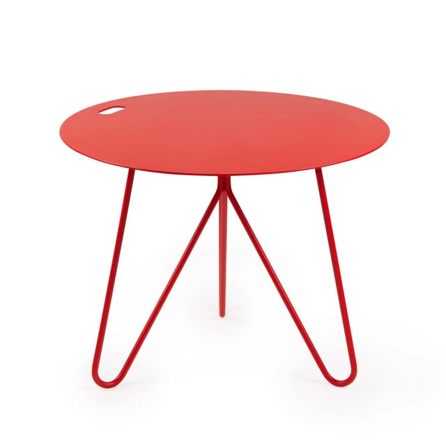 Seis Center Table in Red by Mendes Macedo for Galula For Sale - Image 10 of 10