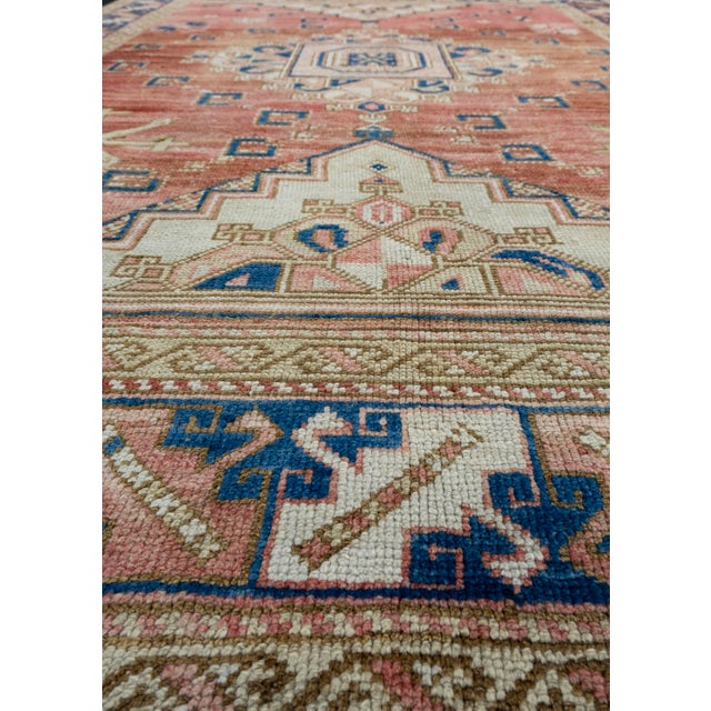 Early 21st Century Turkish Vintage Rug 5'8" x 7'5" #17959 For Sale - Image 5 of 8