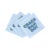 2020s Mahjong Crack Bam Dot Blues Celery Cotton Sateen Cocktail Napkins, Set of 4 For Sale - Image 5 of 5