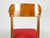 Wood Mid-Century Modern Wood and Red Fabric Side Chairs from Fratelli Barni Mobili Darte, 1950s, Set of 2 For Sale - Image 7 of 14