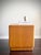 Mid-Century Modern Vintage Waterfall Oak Cube Side Table Pedestal End Table in the Style of Dunbar and Milo Baughman For Sale - Image 3 of 11