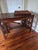 Wood Antique Mission Oak Arts & Crafts Desk / Library Table With Built-in Bookcases (Circa 1900s) For Sale - Image 7 of 13