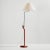 Swedish ‘Grevie’ floor lamp with fresh textile lampshade designed by Lars Bessfelt for Ateljé Lyktan in the 1980s. The...
