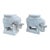 A Palm Beach Icon | 1970s White Wicker Elephant Drinks Tables, Pair For Sale