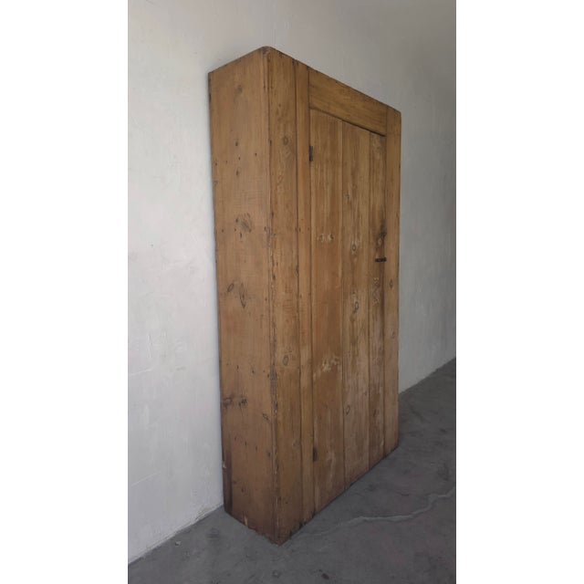 19th Century Antique Rustic European Pantry Cabinet For Sale - Image 5 of 7