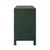 Not Yet Made - Made To Order Matthew Izzo Home Getty Green Grasscloth Three Drawer Chest With Antique Brass Circle Drawer Pull For Sale - Image 5 of 7