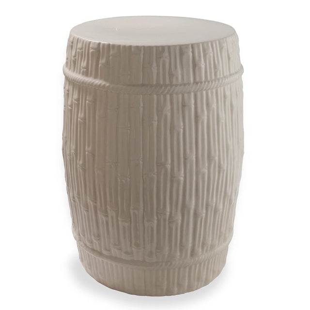 Grand and ever so casual with carved bamboo with our Bamboo Garden porcelain stools collection. Display the garden stool...