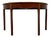 18th Century English Mahogany Demi-Lune Console Table For Sale