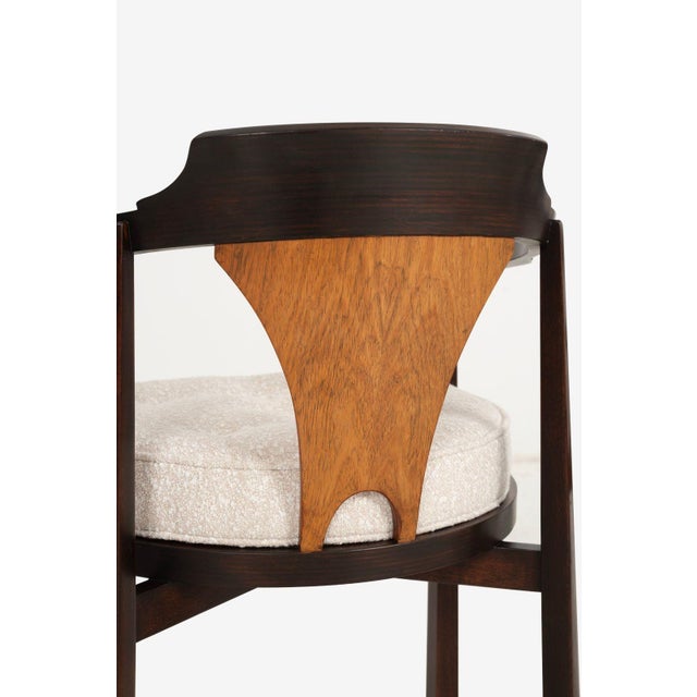 Edward Wormley for Dunbar Six Dining Chairs,Model 935 "Horseshoe Chairs" 1965c. For Sale - Image 9 of 15