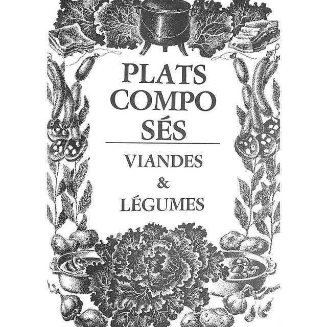 White "Cuisine Francaise: Recettes Classiques De Plats & Mets Tradition Nels" 1971 For Sale - Image 8 of 9