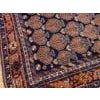 1930s Blue Navy Geometric Tribal Antique Persian Afshar Rug 4' 5" X 5' 10" Handknotted Wool Carpet For Sale In New York - Image 6 of 6