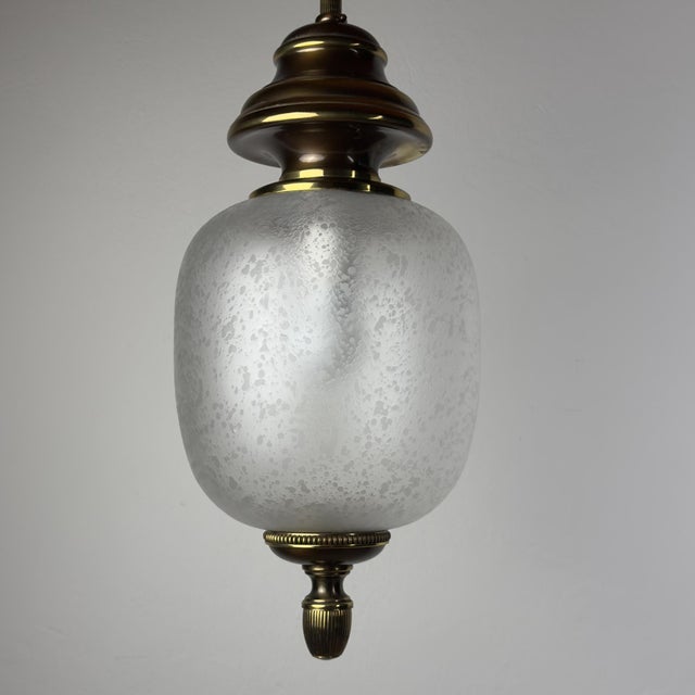 Brown Vintage Pendant Lamp by Gaetano Sciolari, Italy, 1960s For Sale - Image 8 of 15