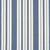 Transitional SAMPLE - Schumacher X Mark D. Sikes Markie Stripe Fabric In Indigo For Sale - Image 3 of 5