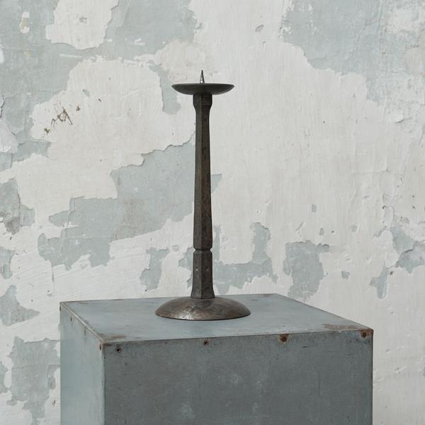 Art Deco Candle Holder in Hand Hammered Metal 1930s This is a wonderful art deco candle holder in hand hammered metal. A...