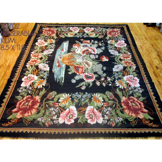 Late 20th Century Bessarabian Kilim - 8'5" x 11'8" For Sale In New York - Image 6 of 6