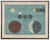 Ocean Blue Astronomy Plate VI in Shadowbox 19 1/2x 15 1/2"