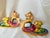 Vintage Mid-Century Modern, 1950s Italian Majolica Griffin Chambersticks, Hand-Painted Ceramic Pair For Sale - Image 12 of 16