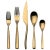 Contemporary Mepra Arte 20-Piece Flatware Set, Oro Ice For Sale - Image 3 of 3