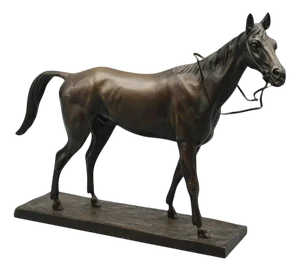Irenee Rochard, Racehorse, Early 20th Century, Bronze
