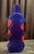 Glass Vintage Blenko, Cobalt Blue “Puzzle Piece” Vase For Sale - Image 7 of 10