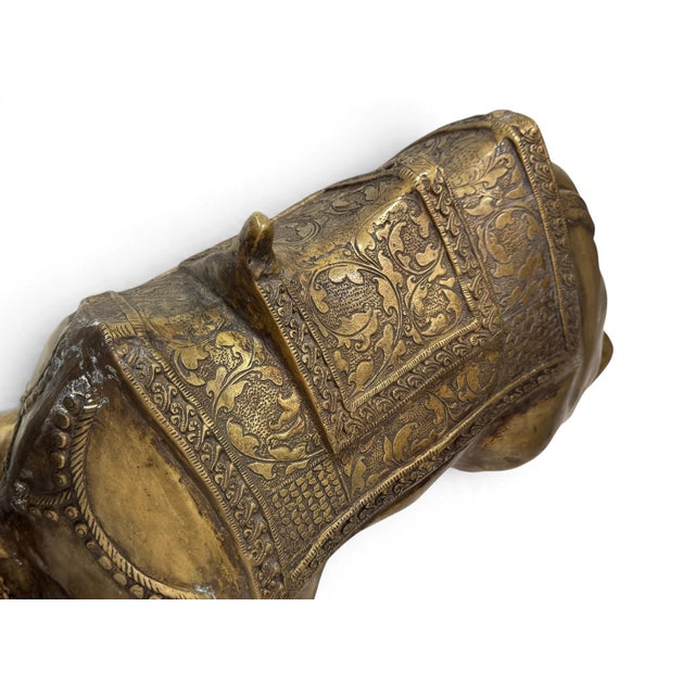 Ornate Bronze Camel Sculpture For Sale - Image 11 of 11