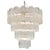 Italian Chandelier in Transparent Murano Glass, 1990, Set of 2 For Sale - Image 6 of 17