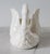 Vintage White Porcelain Swan Planter For Sale - Image 4 of 11