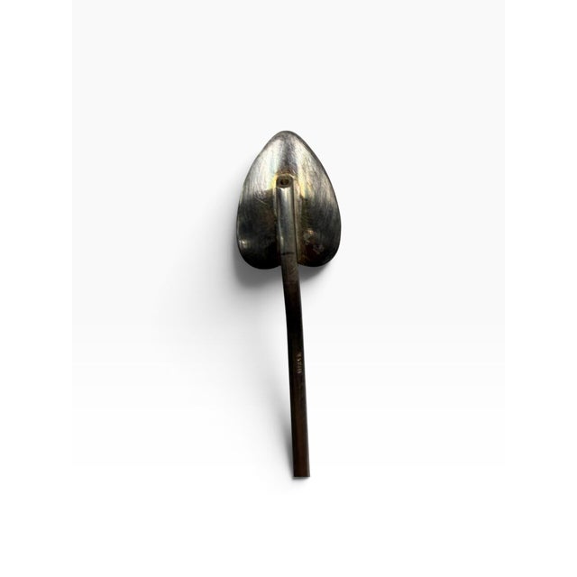 Mid 20th Century Vintage Mid-Century Italian Heart-Shaped Sipper Straw Spoons - Set of 6 For Sale - Image 5 of 7