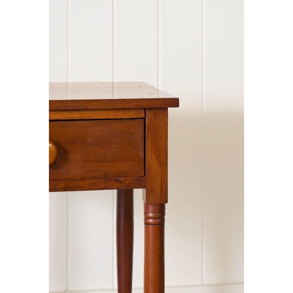 Antique American One Drawer Cherry Side Table (C. 1850) For Sale - Image 9 of 10