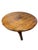 Mid 20th Century Large English Oak Round Pedestal Dining Table With Carved Scroll Feet For Sale - Image 4 of 5