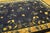 1920s Blue Navy Floral Deco Antique Chinese Peking Rug Handknotted Wool For Sale - Image 11 of 11