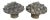 1950s Monumental Stone Fruit & Flower Baskets - Pair For Sale