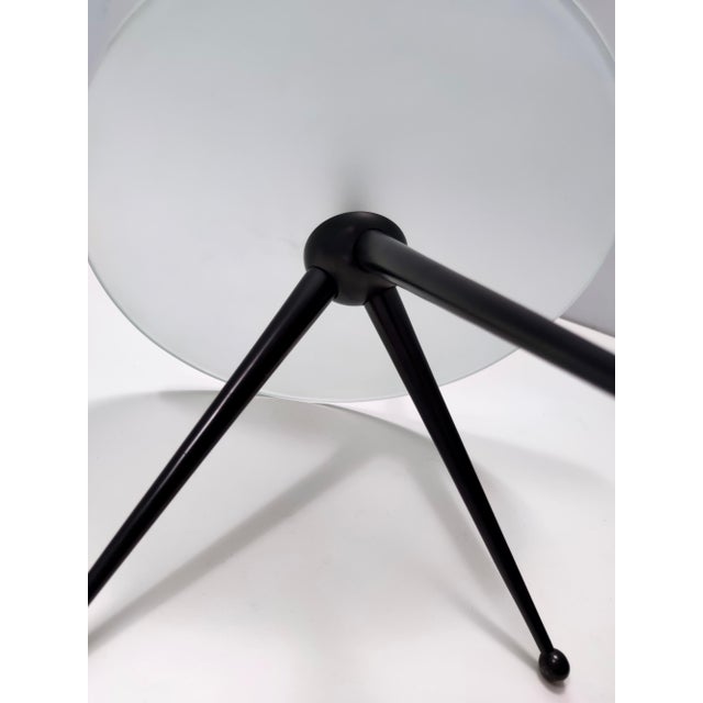 Tripod Beech and Glass Side Table by Cesare Lacca, 1980s For Sale - Image 11 of 13