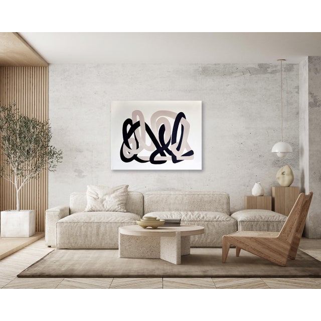 "Strings" is a series of three large-scale acrylic paintings on canvas created in 2025 by Amanda Andersen, each measuring...