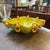 Ceramic 1950s Gio Ponti Style Green and Gold Ceramic Italian Square Bowl by Essepi For Sale - Image 7 of 13