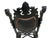Antique Gothic Revival Carved Wood Rocking Chair Griffin Lion Figural Rocker 54" For Sale - Image 14 of 17